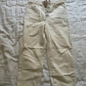 Free People White Jeans